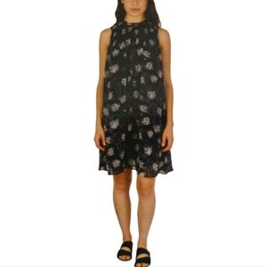 💙✨Joie Dress NWT Silk Blend Printed Sleeveless Shift Dress Navy Ivory M